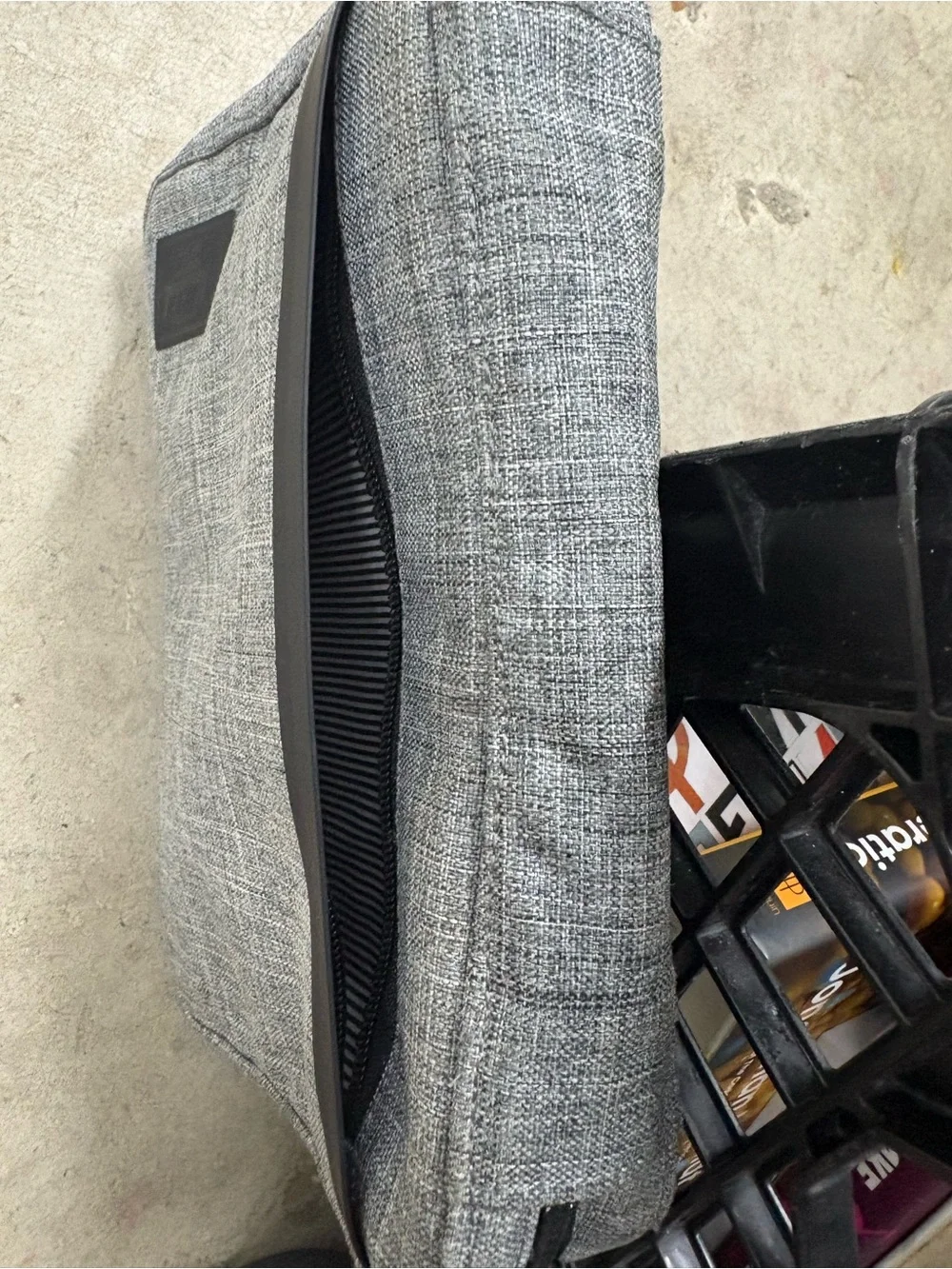 Herschel Supply Co. Tech Organizer in Raven Crosshatch